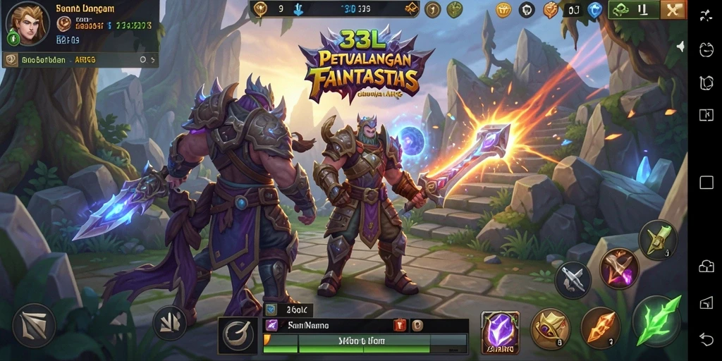 Gambaran gameplay mendebarkan dari game ARPG 33L.