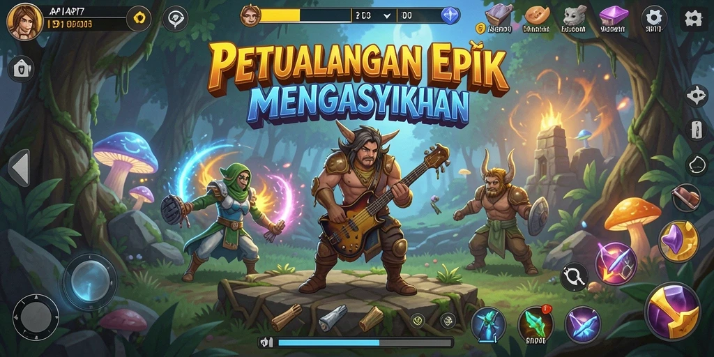 Tampilan gameplay yang menegangkan dan menarik dari API77.