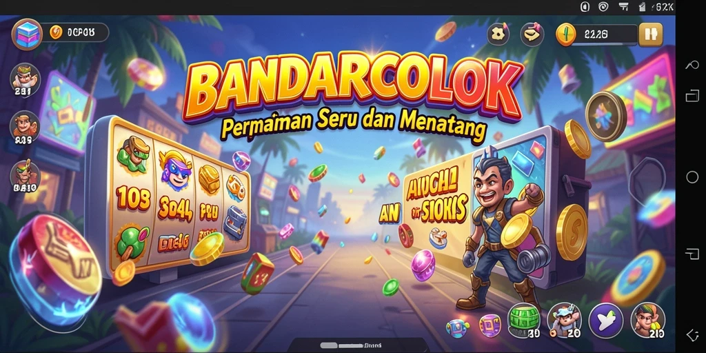 Tampilan permainan BANDARCOLOK yang seru dan menantang.