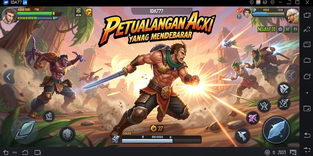 Screenshot IDA777 menampilkan gameplay aksi yang seru.