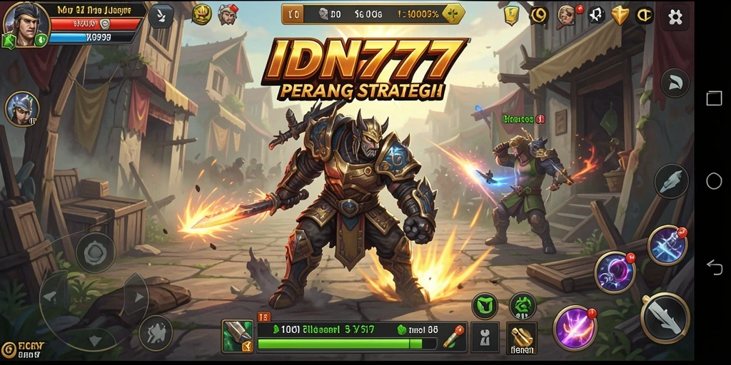 Gameplay menegangkan dalam IDN777 saat merencanakan strategi pertempuran.