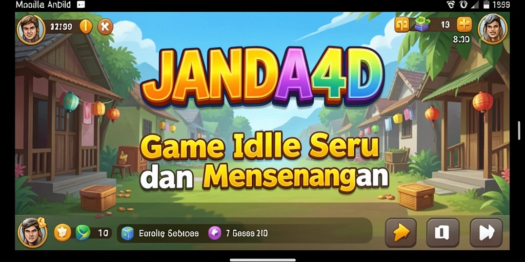 Tampilan gameplay JANDA4D yang menarik dan penuh warna.