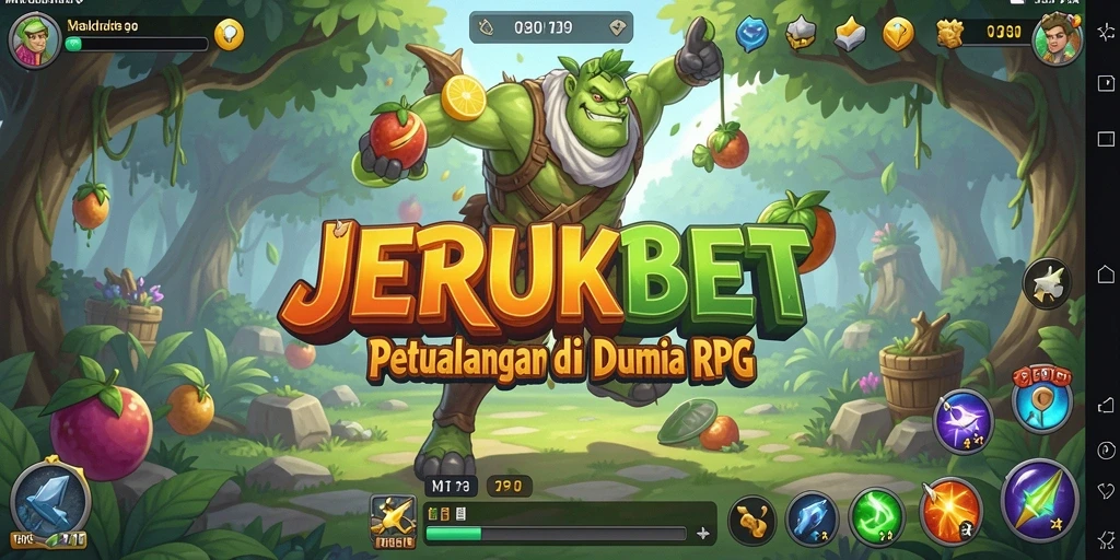Screenshot gameplay menampilkan aksi seru dalam JERUKBET.