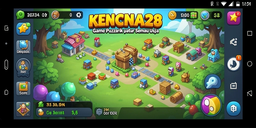 Screenshot gameplay KENCANA28 yang menampilkan tantangan seru.