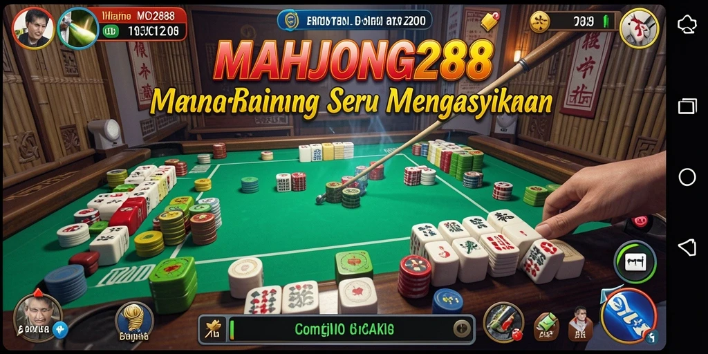 Tampilan utama gameplay <strong>MAHJONG288</strong> dengan aksi memancing yang mendebarkan.