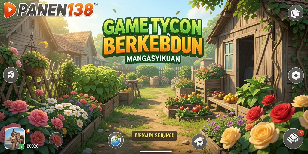 Gameplay menarik dari PANEN138 dengan manajemen kebun yang seru.