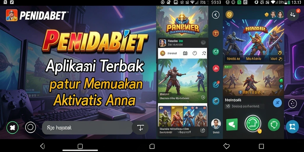 Tampilan antarmuka pengguna aplikasi PENIDABET untuk manajemen tugas dan pengingat.