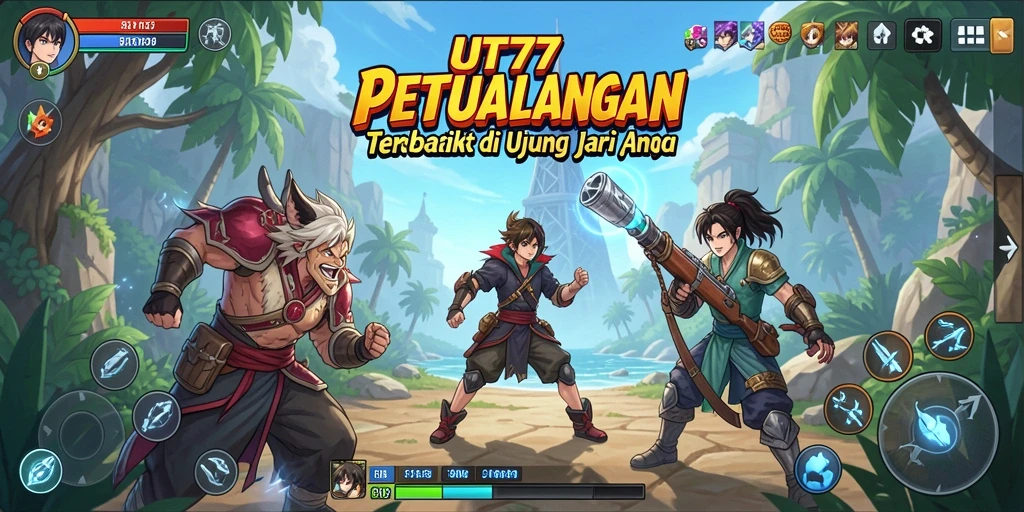 Tampilan gameplay menakjubkan dari UT77 dengan karakter Anime yang menarik.
